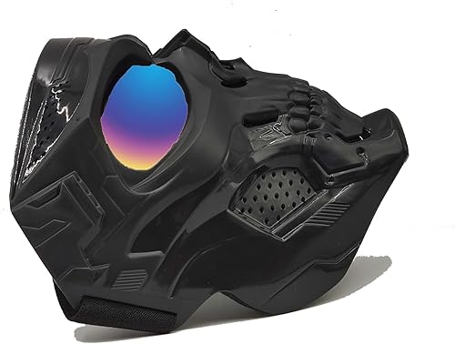 Miniatura 7 de PPGAREGO Máscara de Airsoft  Máscara fantasma  Máscara facial de motocicleta  Máscara de esqueleto de calavera  Equipo táctico de Airsoft  para