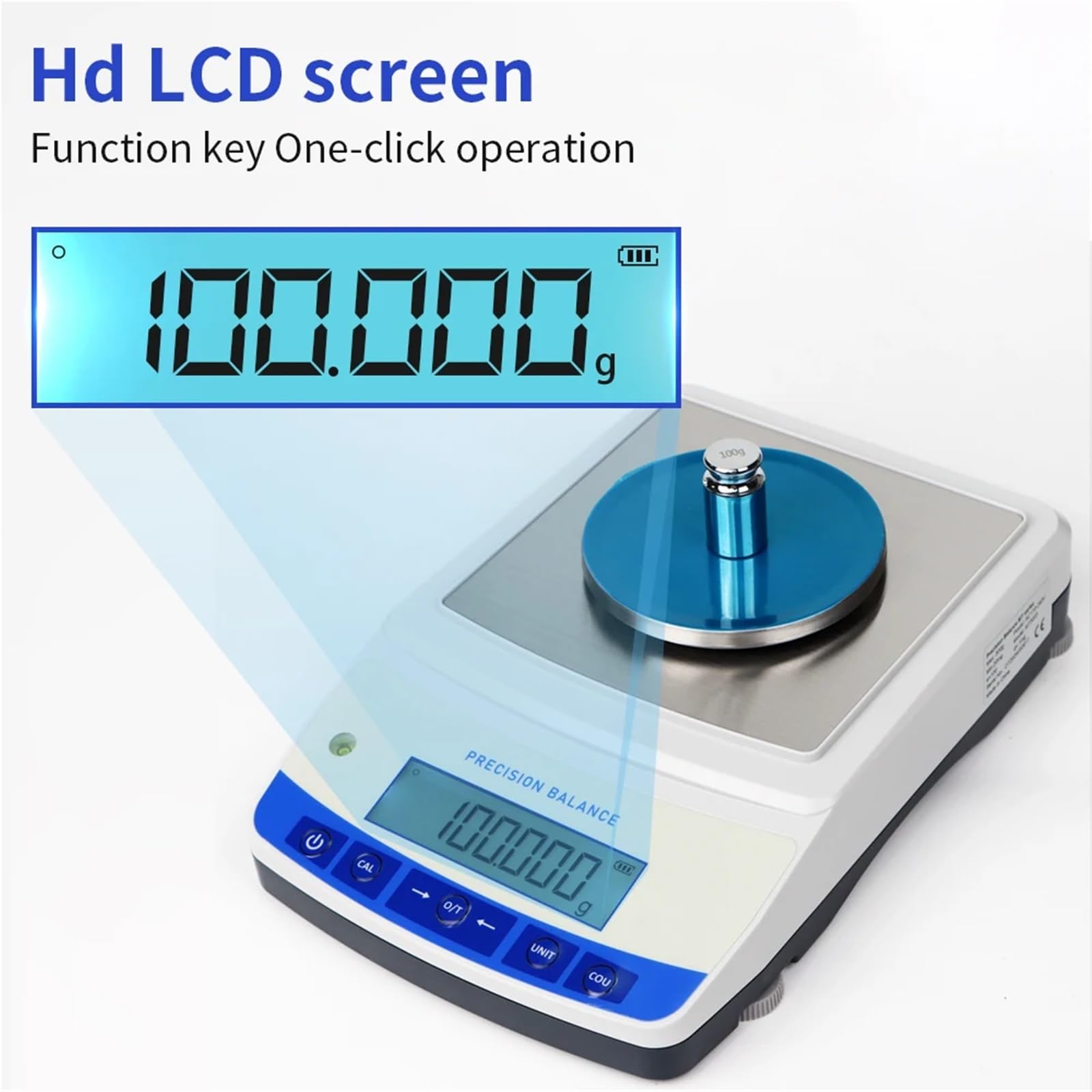 Básculas digitales de laboratorio, Balanza electrónica de 500 g y 0,001 g, balanza analítica de alta precisión, báscula de laboratorio, báscula de cocina y joyería.
