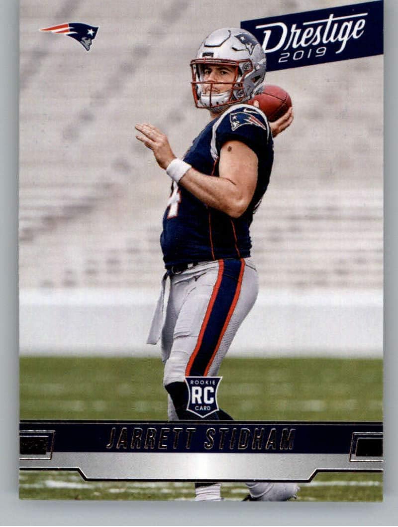 2019 Prestige Rookies Football #251 Jarrett Stidham RC Rookie Card New England Patriots Official Retail NFL Trading Card From Panini America