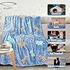 Dinosaur Glow in The Dark Blanket for Kids, Toddler Blanket for Boys, Dinosaur Gifts for Boys/Kids, Soft Fleece Blanket Throw, Birthday Gifts 40"x60" #5