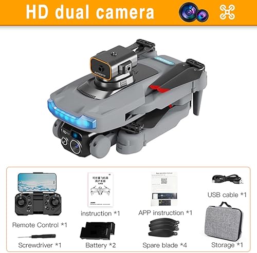 Miniatura 9 de GoolRC Mini dron con control remoto con cámara única Quadcopter plegable sin cabeza con función de evitación de obstáculos Fotografía de gestos con