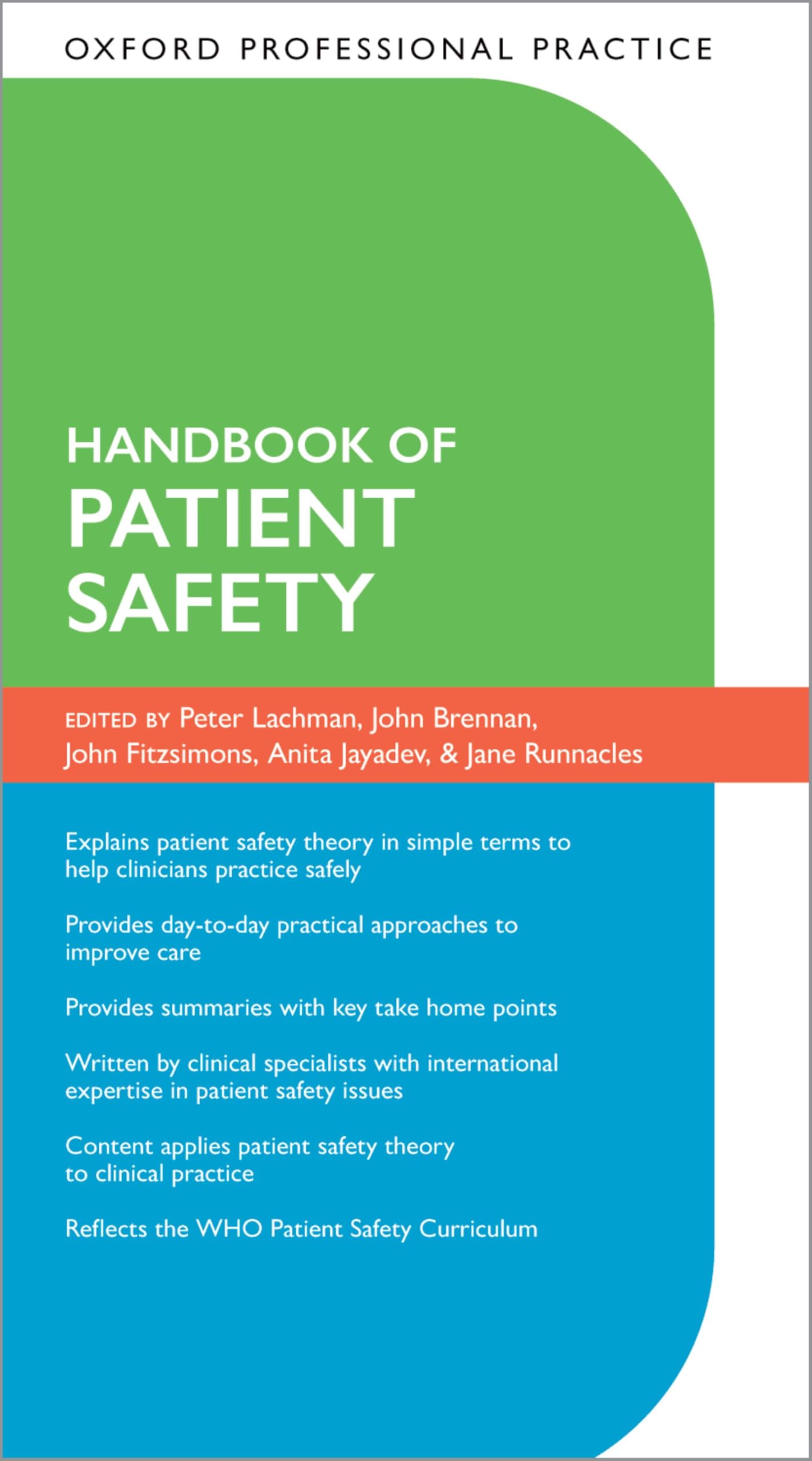 Oxford Professional Practice Handbook of Patient  by Peter Lachman PAPERBACK