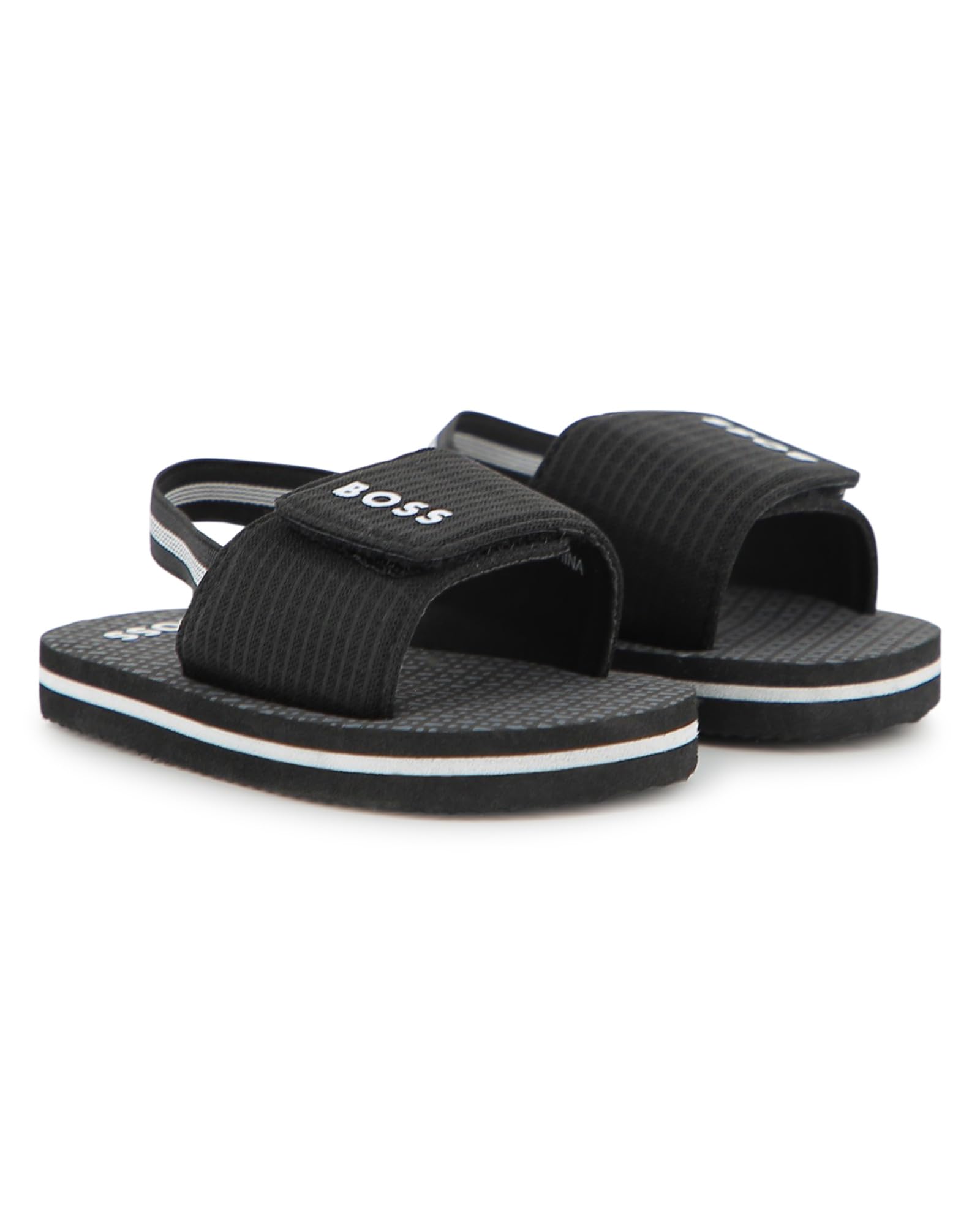 BOSS Aqua Slides Baby Jungen, Schwarz, 21
