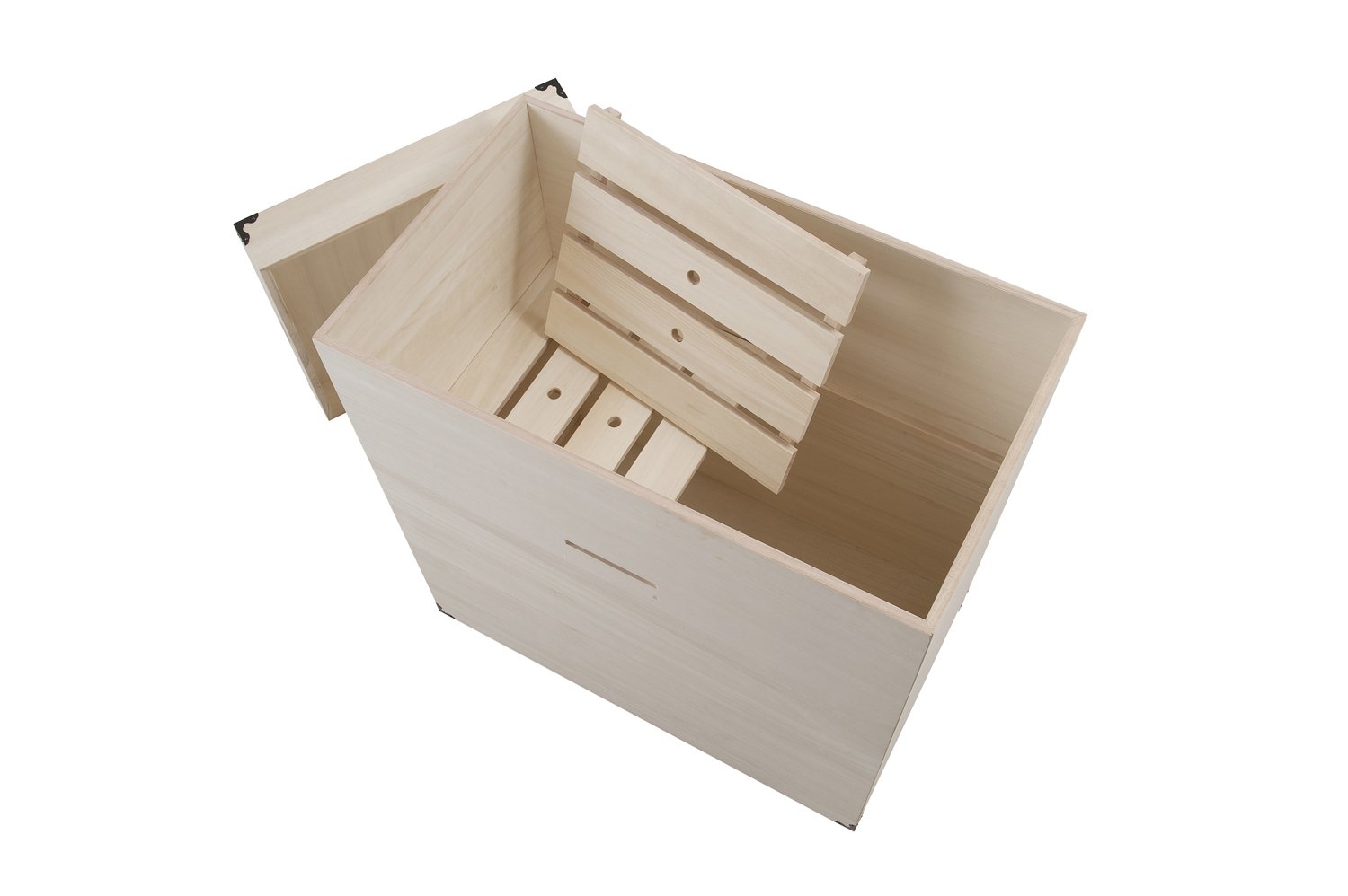 Amazon｜大量収納できる高さ80cmの超深型桐ケース 日本製 木製 収納