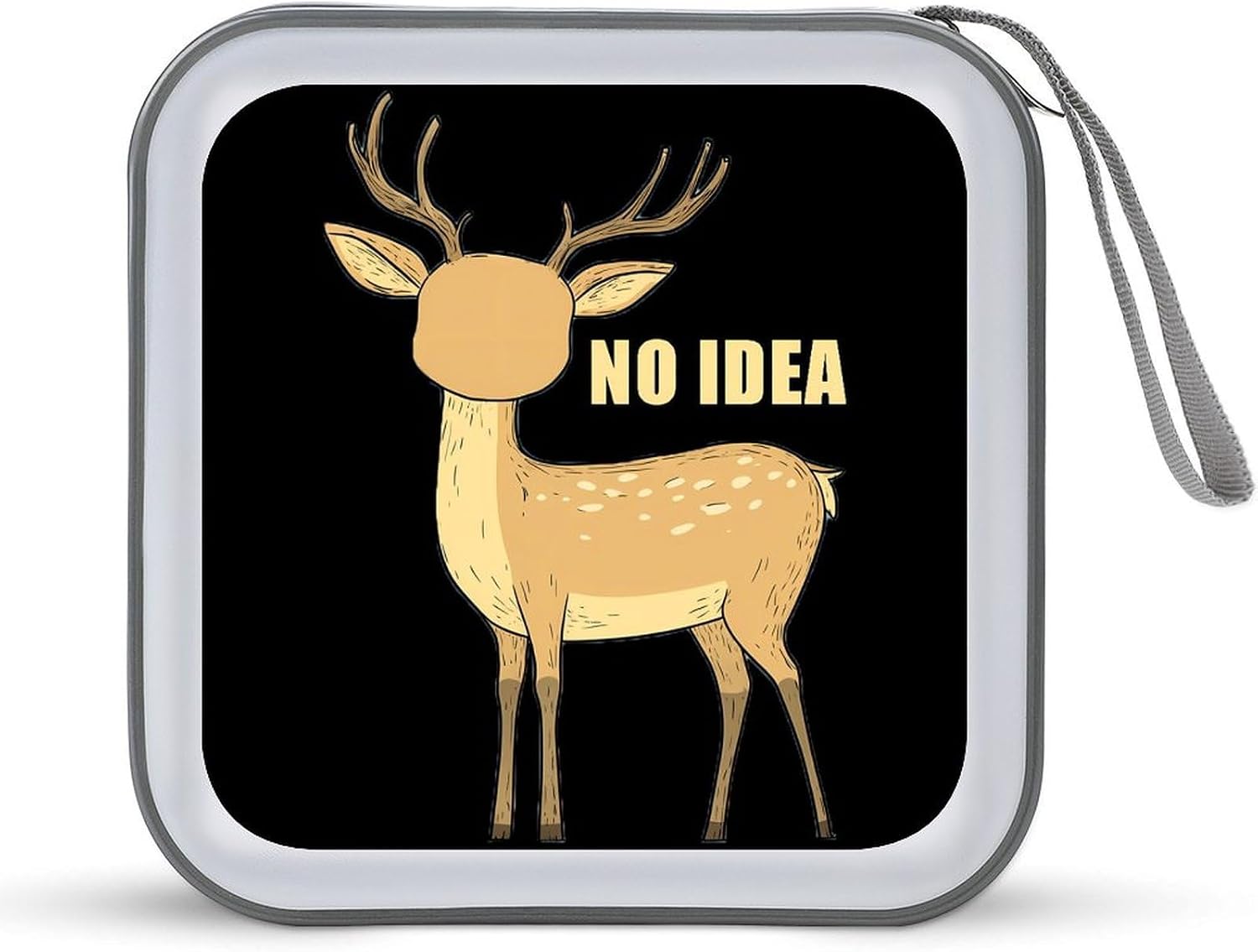 No Eye Deers Protective CD Case Storage Rack 40 Capacity DVD Holder Organizer Car Travel