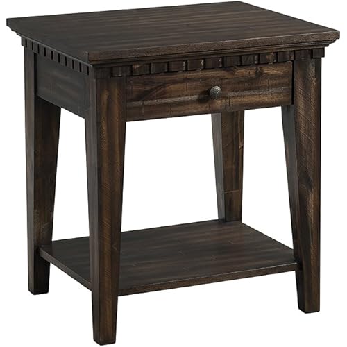 Abbey Avenue Knox Side Table Gray Oak Home & Kitchen