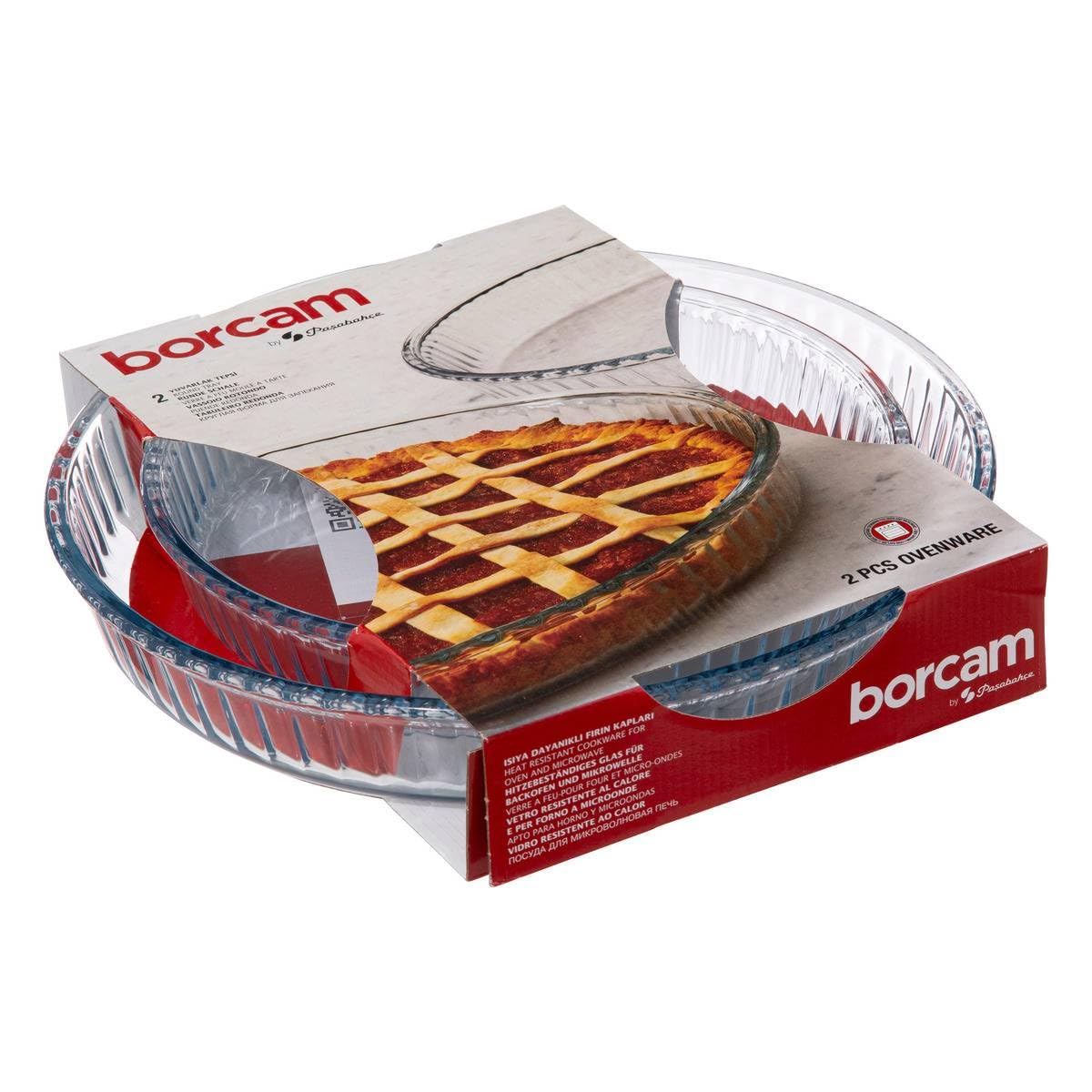 Paşabahçe Borcam 2Li Yuvarlak Borcam