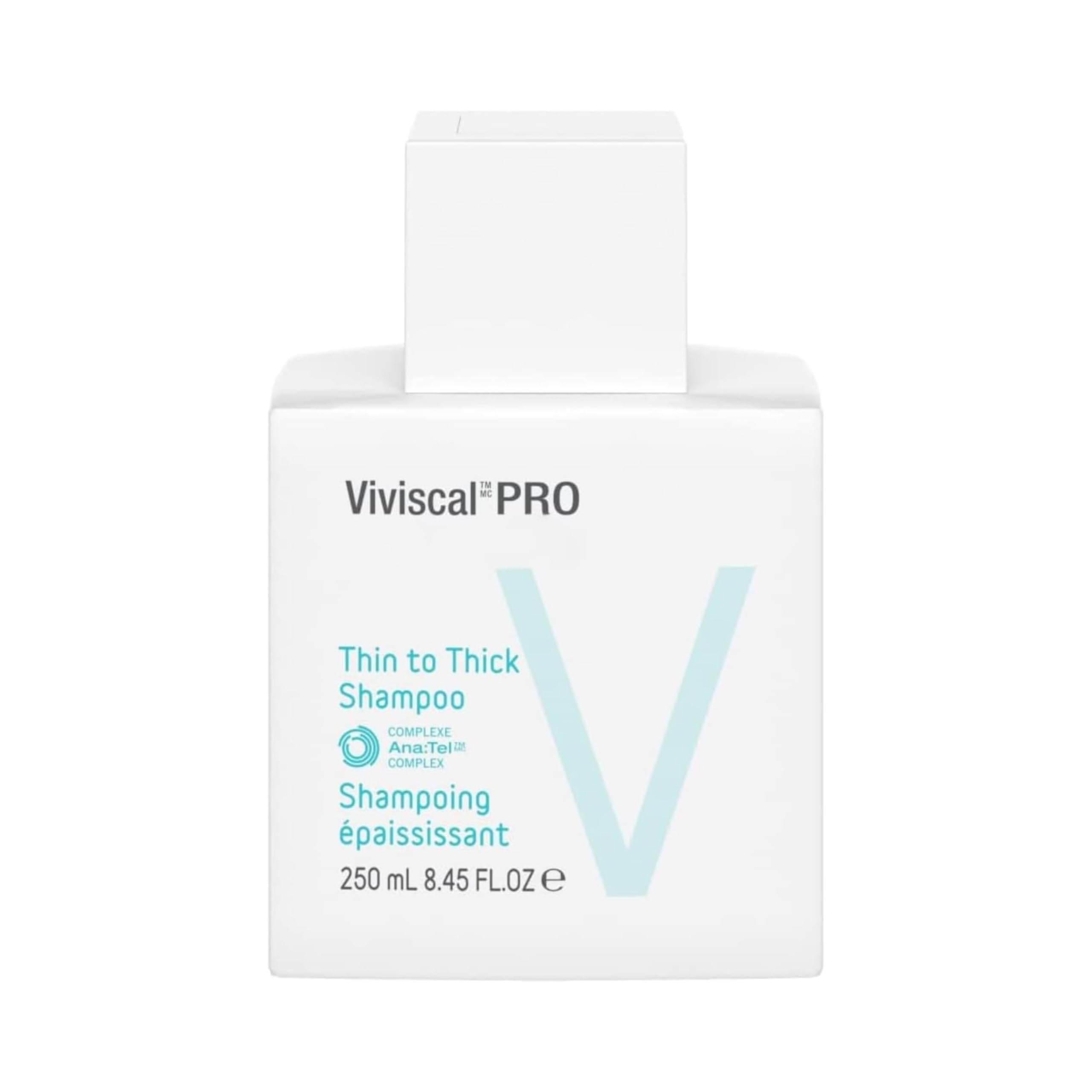 Viviscal Professional Thin to Thick Shampoo with Ana:Tel, Biotin, Collagen & Keratin Promotes Thicker, Fuller & Healthy-Looking Hair, 250 ml (Packaging may vary)