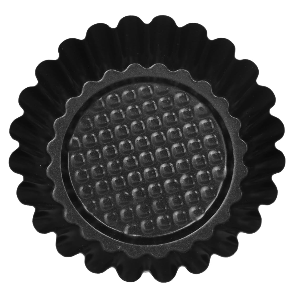12 Moldes para Tartaletas de Acero al Carbono, Antiadherentes, Forma de Crisantemo, Desmoldado Fácil, para Hornear en Casa