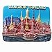 MUYU Magnet Imán para Nevera, diseño de Bangkok (Tailandia), Ideal como Recuerdo, decoración de hogar y Cocina, imán para Nevera de Tailandia