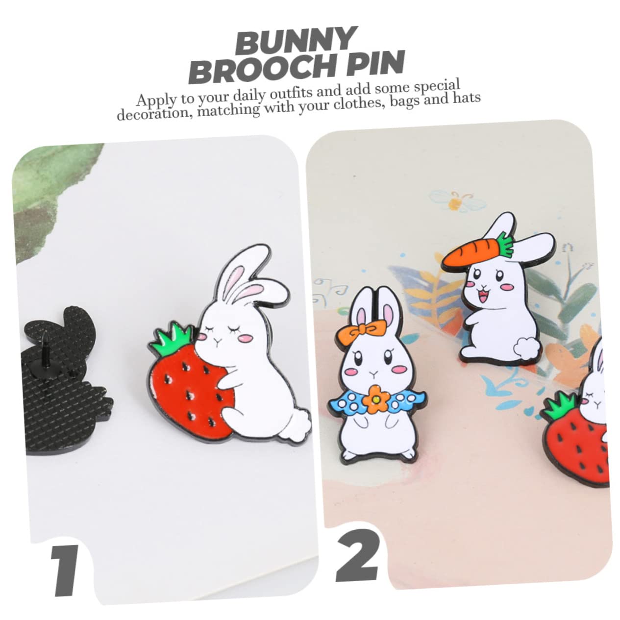 SOIMISS Kaninchen Brosche Drachen Stift Tiere Ausgestopft Abstecknadeln Bescherung Weihnachten Valwntinstagsgeschenk Damen Broschen Schmuck Tierbrosche Metall