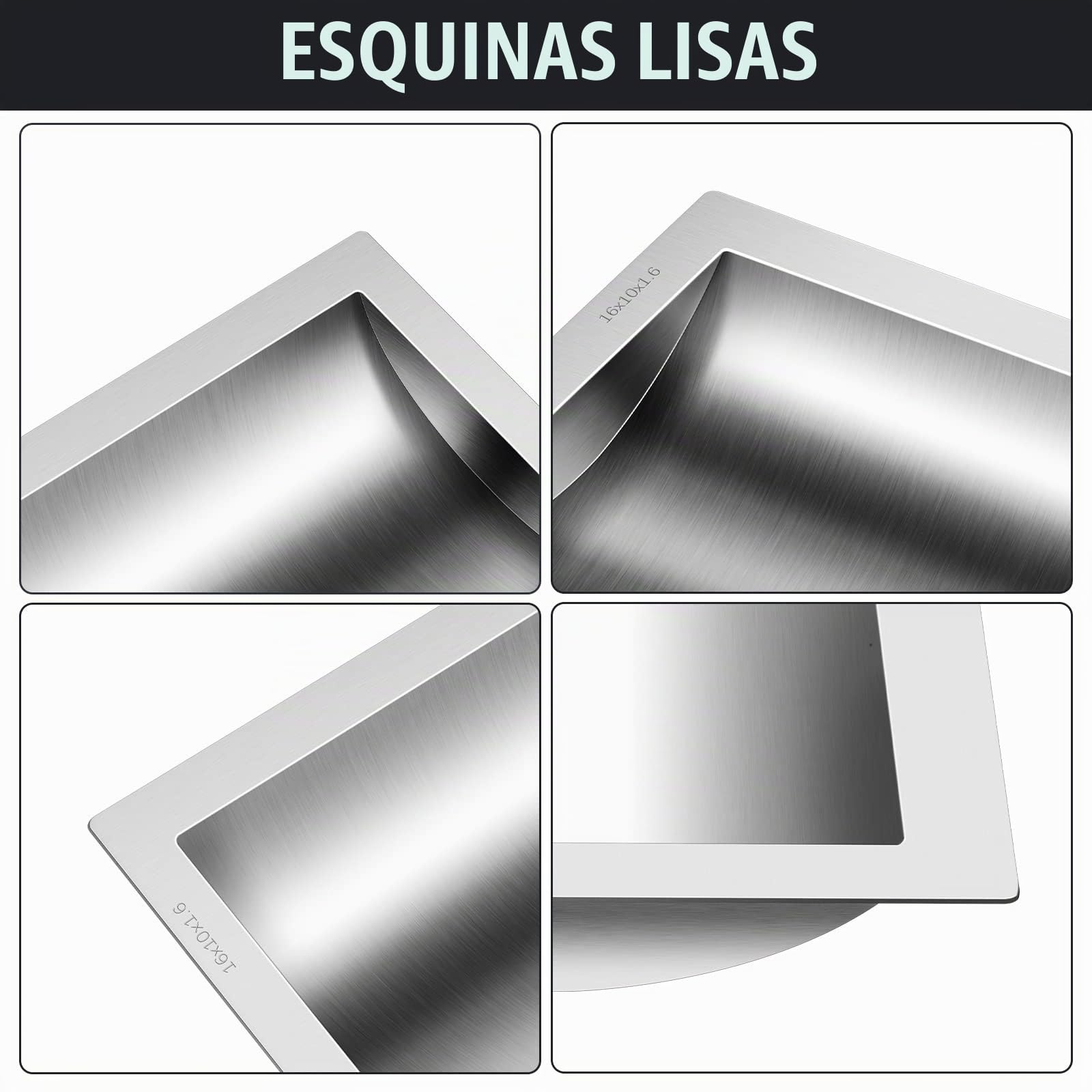 Bandeja de transacciones, ventanillas de venta de entradas. Bandeja de ofertas empotrada Bandeja de caja registradora de acero inoxidable 304 16" de largo x 10" de ancho x 1,6" Bandeja de comercio int