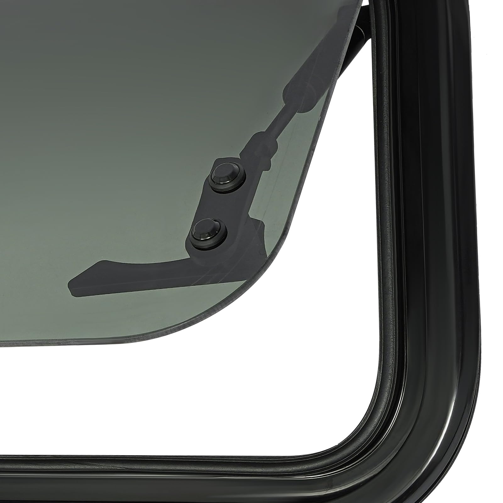Finestra espositiva RV per camper con zanzariera e oscuramento, angolo di apertura regolabile 0-85° Finestra esterna push RV per camper, roulotte e furgoni (700x300mm)