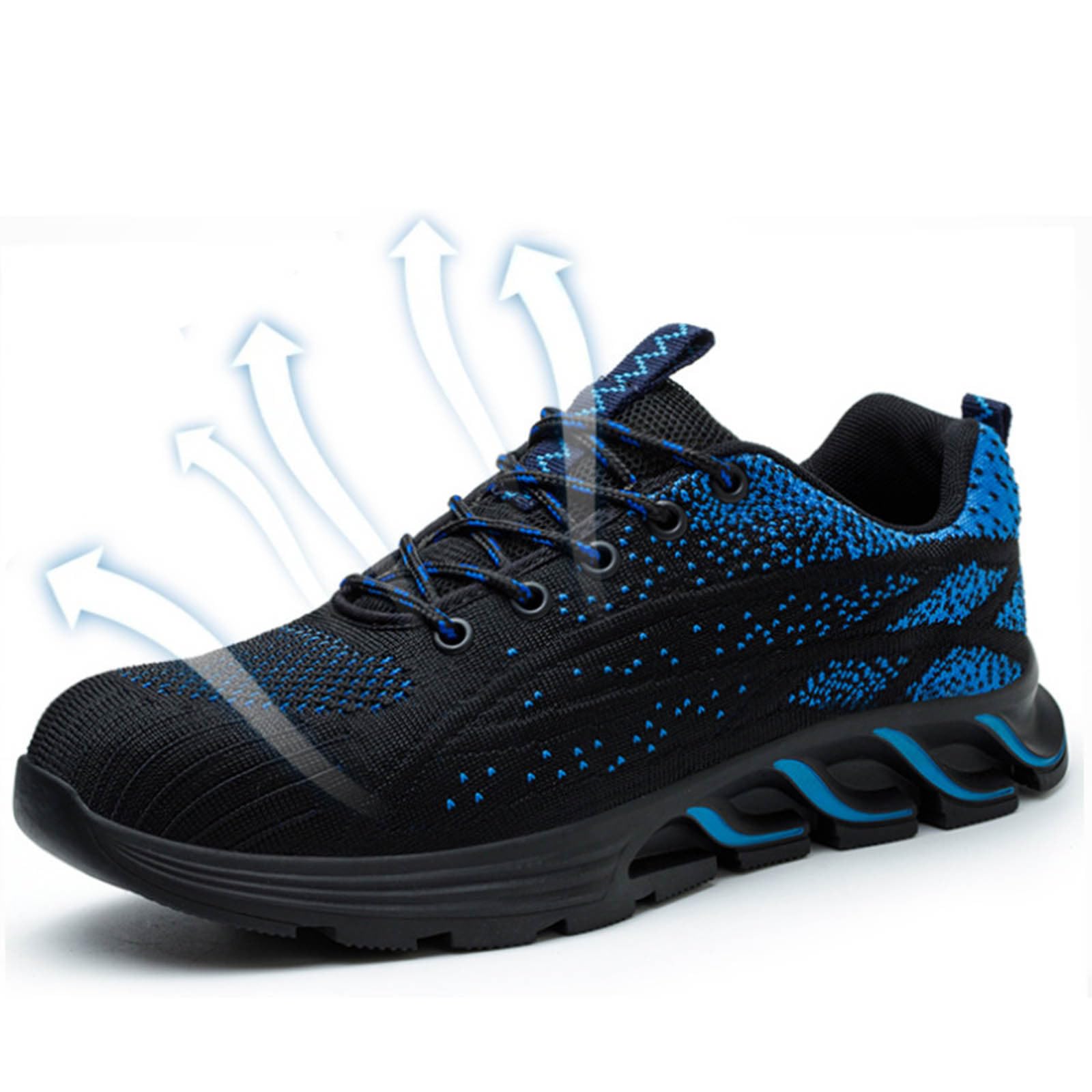 Chaussures Marche pour Hommes 2026 Orthopédiques Maille Tissée Lacets Chaussure Velo Route Nylon Antidérapantes Large D'équitation sur Montagne Baskets