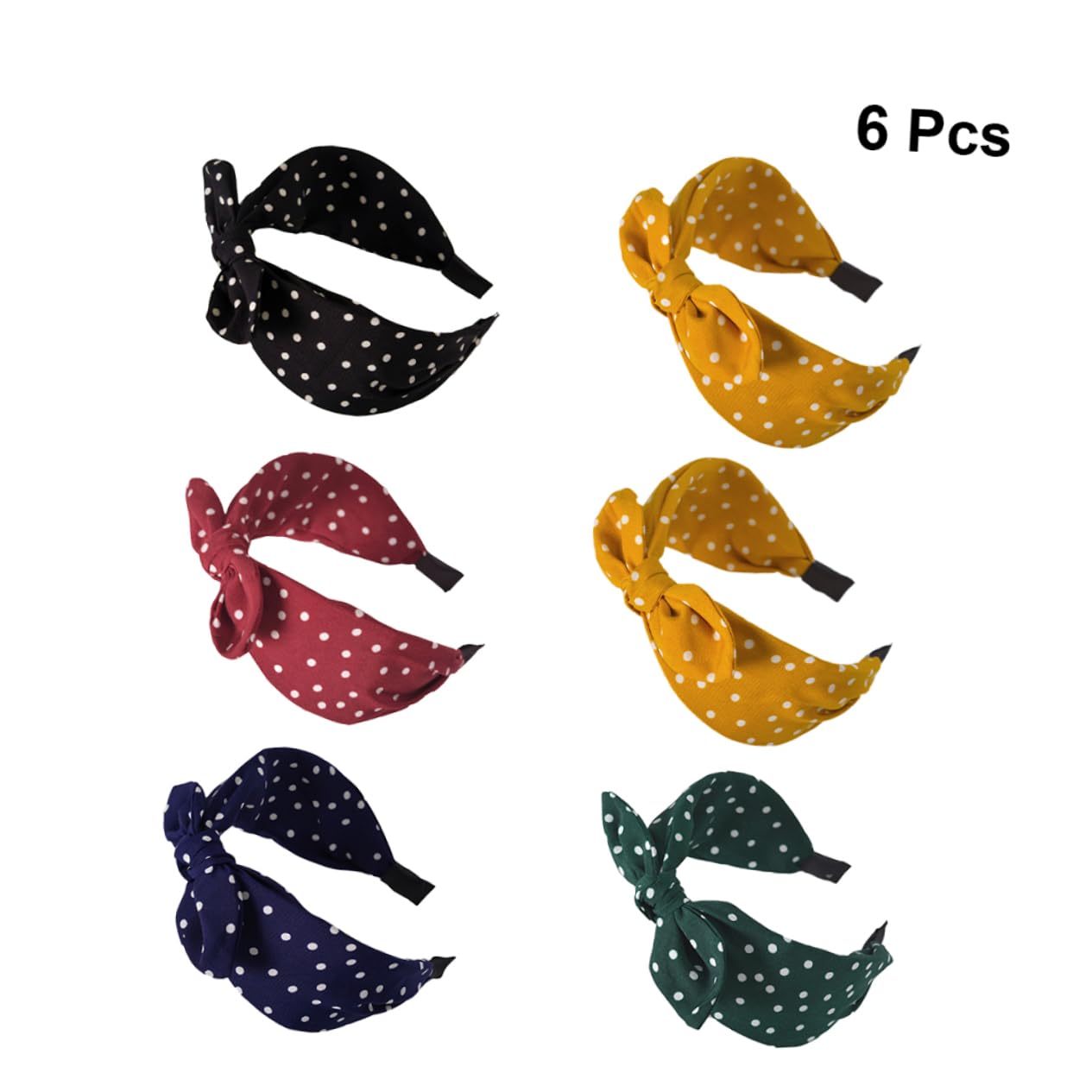 DOITOOL 12pezzi Cerchietti Per Stile Leopardato Di Fasce Con Nodo e Design Elegante Per Donne e Ragazze Perfetti Per Occasioni Speciali e Uso Quotidiano Giallo Rosso Verde