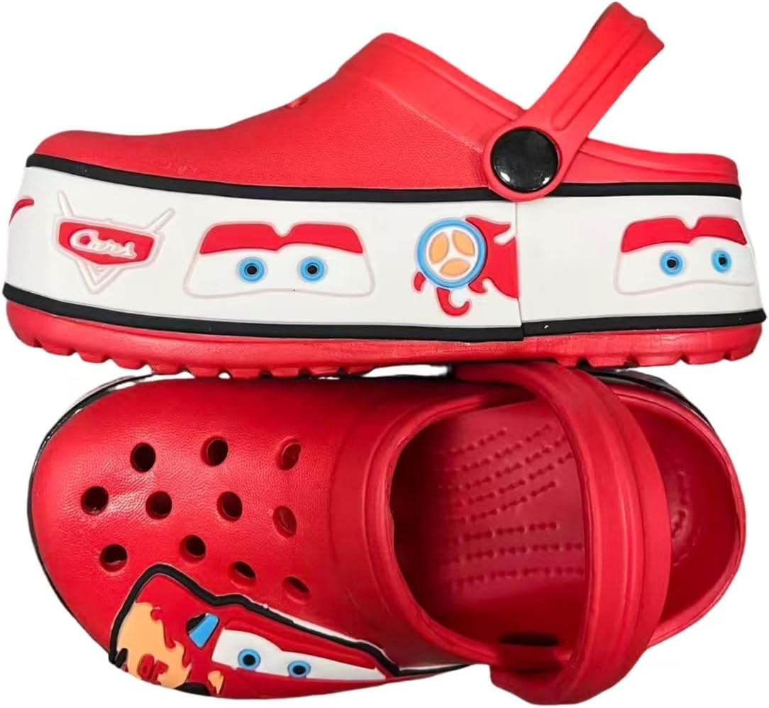 Children's Cute Clogs Car Garden Shoes Boys and Girls Slippers Indoor and Outdoor Water Shower Beach Pool Sandals - Image 2
