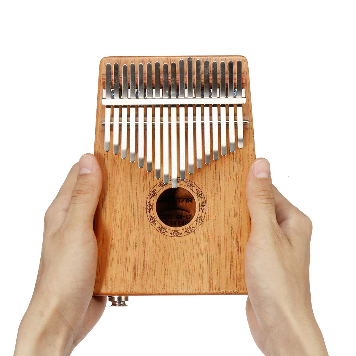 VIDOO 17 Touches Eq Acajou Kalimba inch Finger Piano Set avec Sac