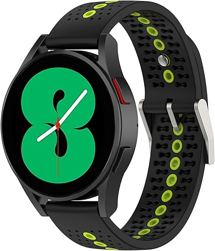 Miniatura 5 de Senter Correas de reloj para Samsung Galaxy Watch 4 y Galaxy Watch 4 clásicas, correa de repuesto deportiva de silicona suave para Samsung Galaxy