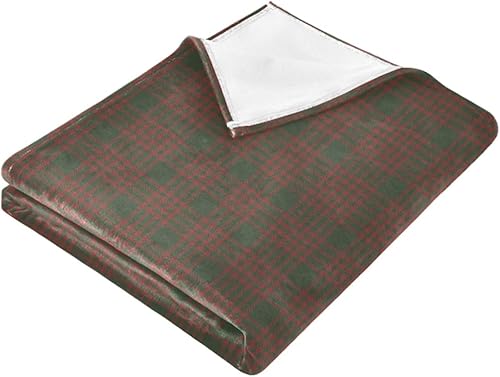 Miniatura 2 de Christmas Plaid Ultra-Soft Plush Blanket, Flannel Holiday Flannel Fleece Blanket Adults Kids Travel Throws 50"x60"