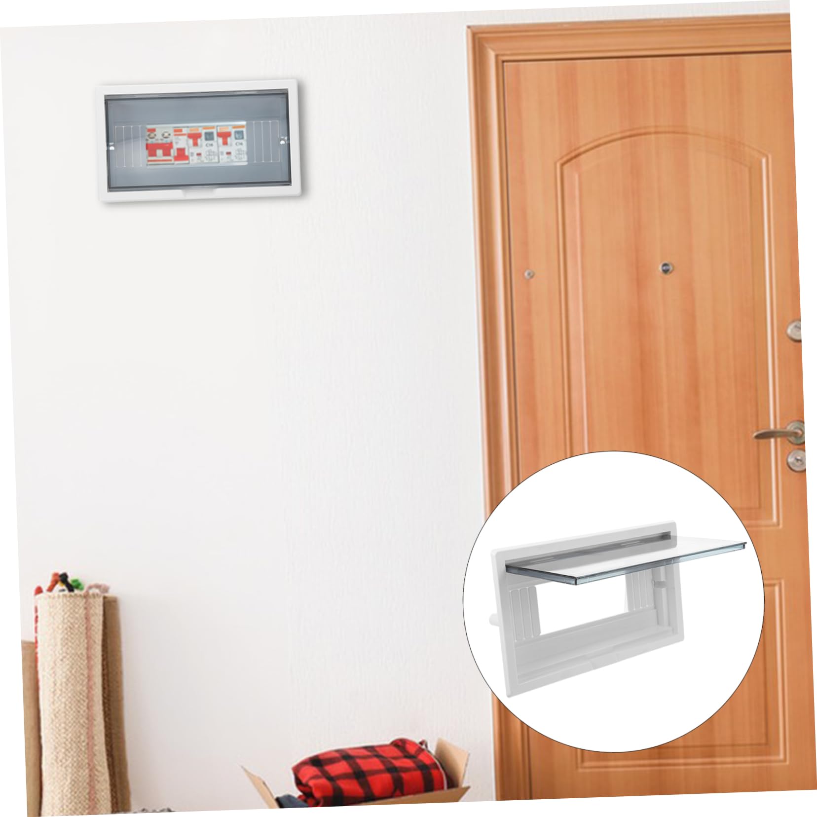 GLEAVI 5pièces Boîtier De Protection Électrique Étanche Pour Panneau De Distribution Couverture Élégante Et Pour Boîte De Circuit Installation Facile Et Adaptée Aux Espaces