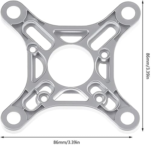 Miniatura 2 de Placa de montaje con amortiguador de cámara de cardán plateado Placa de amortiguación estándar Soporte estabilizador de drones para DJI Phantom 3
