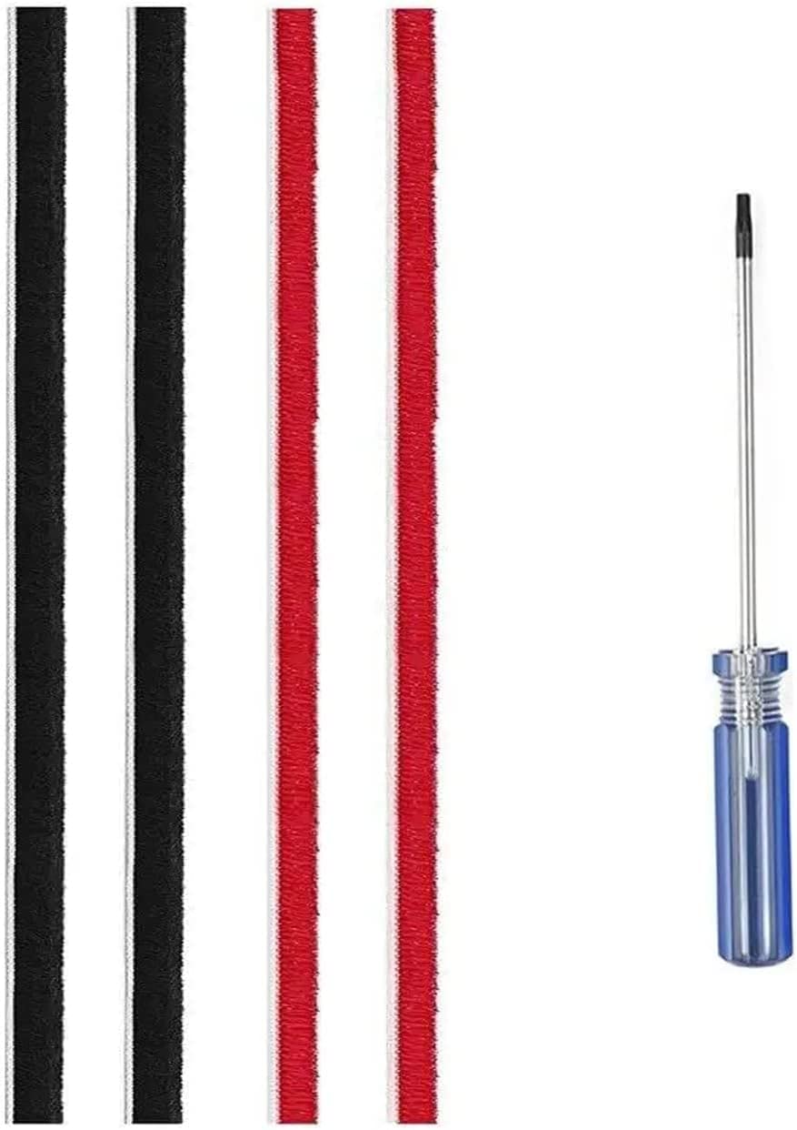 4X Plush Strips Replacment for Dyson V8,V10 Vacuum Cleaner Rolling Brush Strips, with Screwdriver