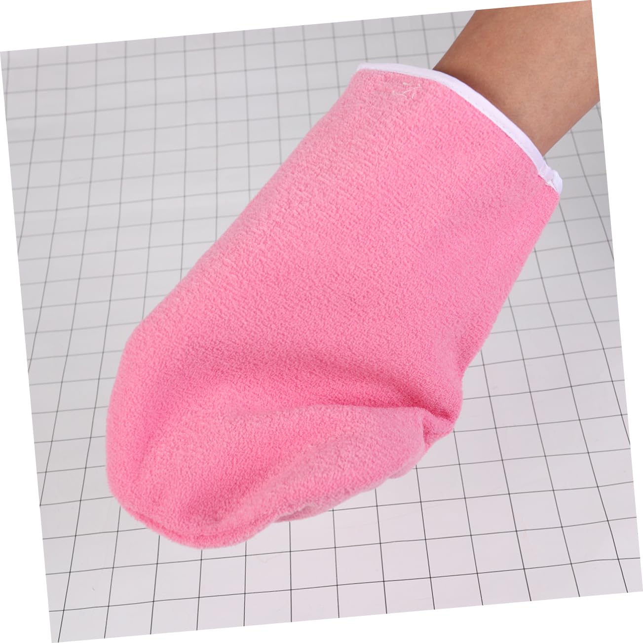 Beavorty 6pares Guantes y Botines De Cera De Parafina Rosa Cierre Para Tratamientos De Manicura y Pedicura Para Mantener El Calor y Mejorar La Penetración De Nutrientes La Piel