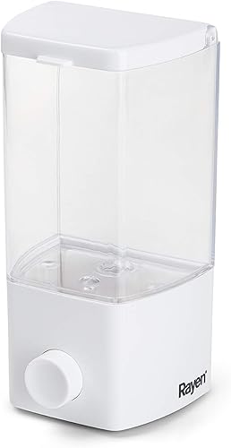Miniatura 2 de Rayen Dispensador de Jabón, Blanco, Medidas 3.5 x 3.1 x 7.4 in, Silicona, 1 compartimento