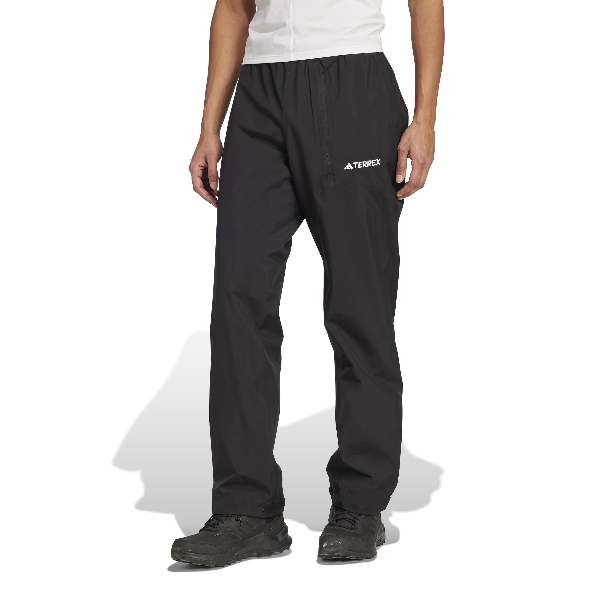 adidas Herren Terrex Multi Climaproof 2 Layer Rain 2.0 Pants, Black, M