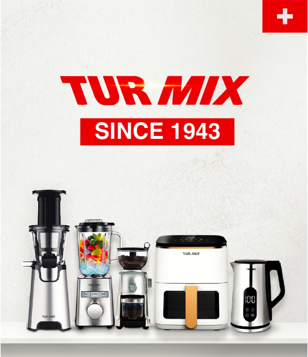 Turmix Mixeur sur socle haute performance CX 750 – 1000 W, couteau en acier inoxydable à 6 lames, smoothie maker & mixeur verre 1,5 L, gobelet à emporter, fonction continue & pulse