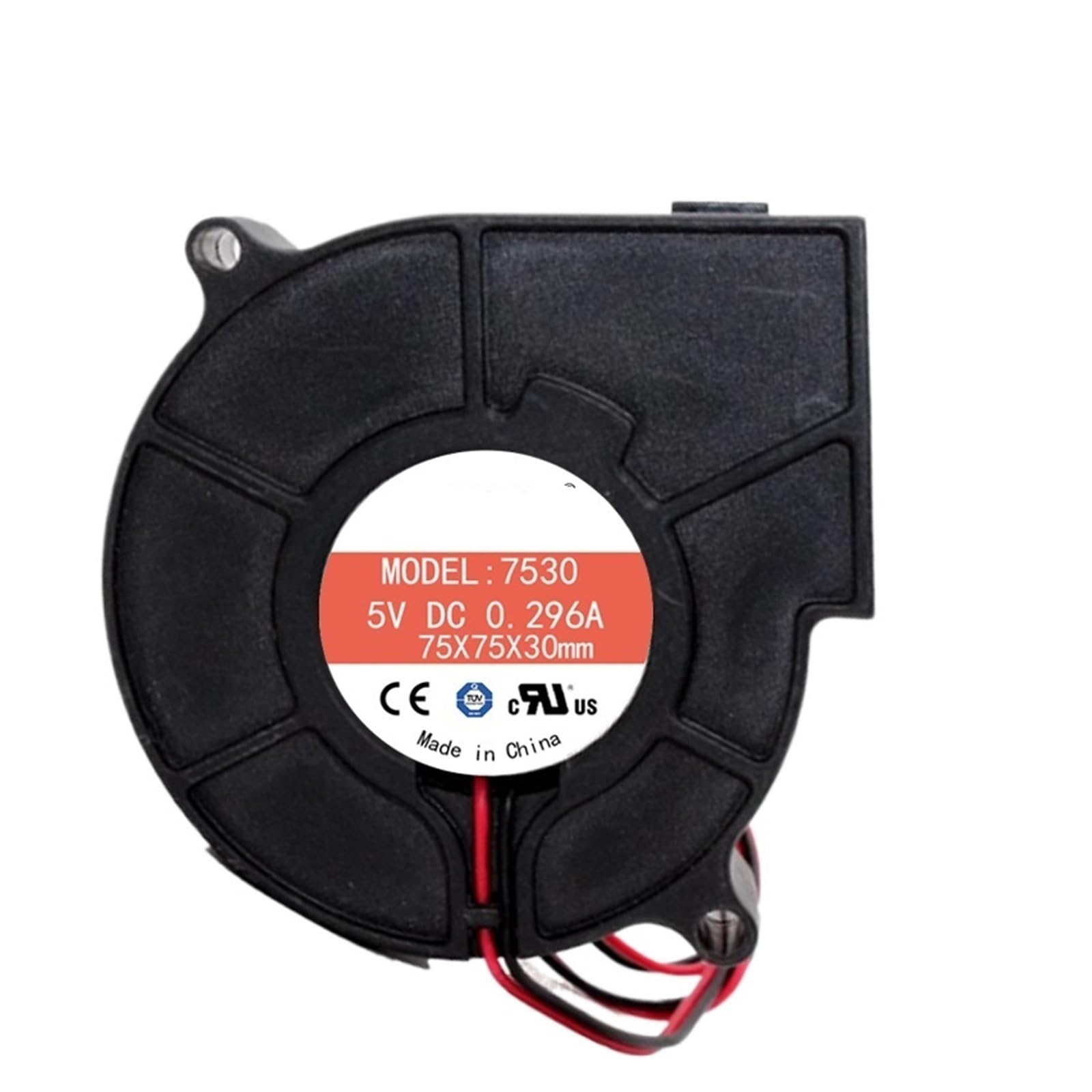 YMUGUEGH 7530 7.5CM 5V 12V 24V fan(12V 2line)