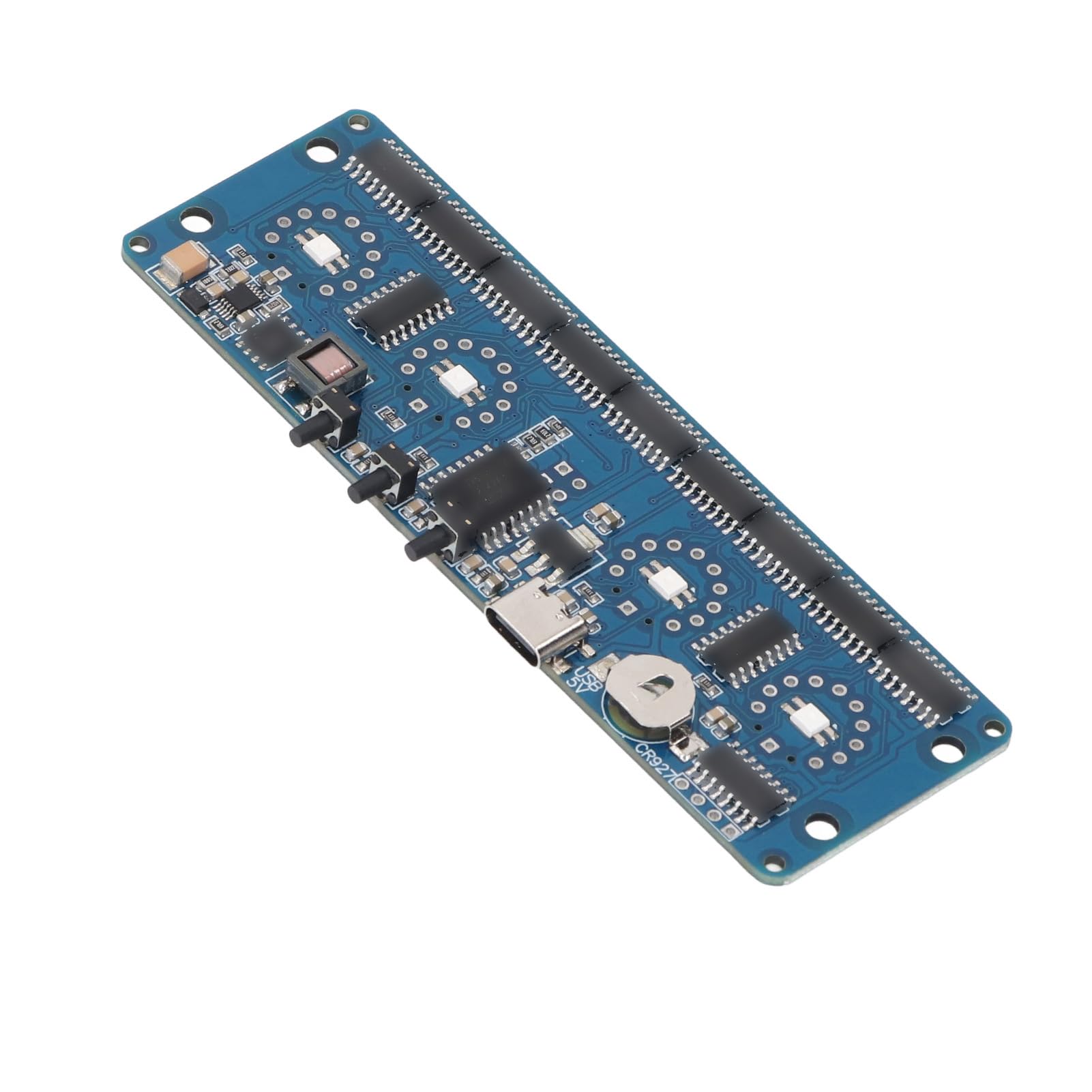 SEAFRONT Nixie Glow Clock Modul 4 Bit Digital Tube Circuit Board IN12 IN14 Hintergrundbeleuchtung Farbe 12/24 Stunden Switchin
