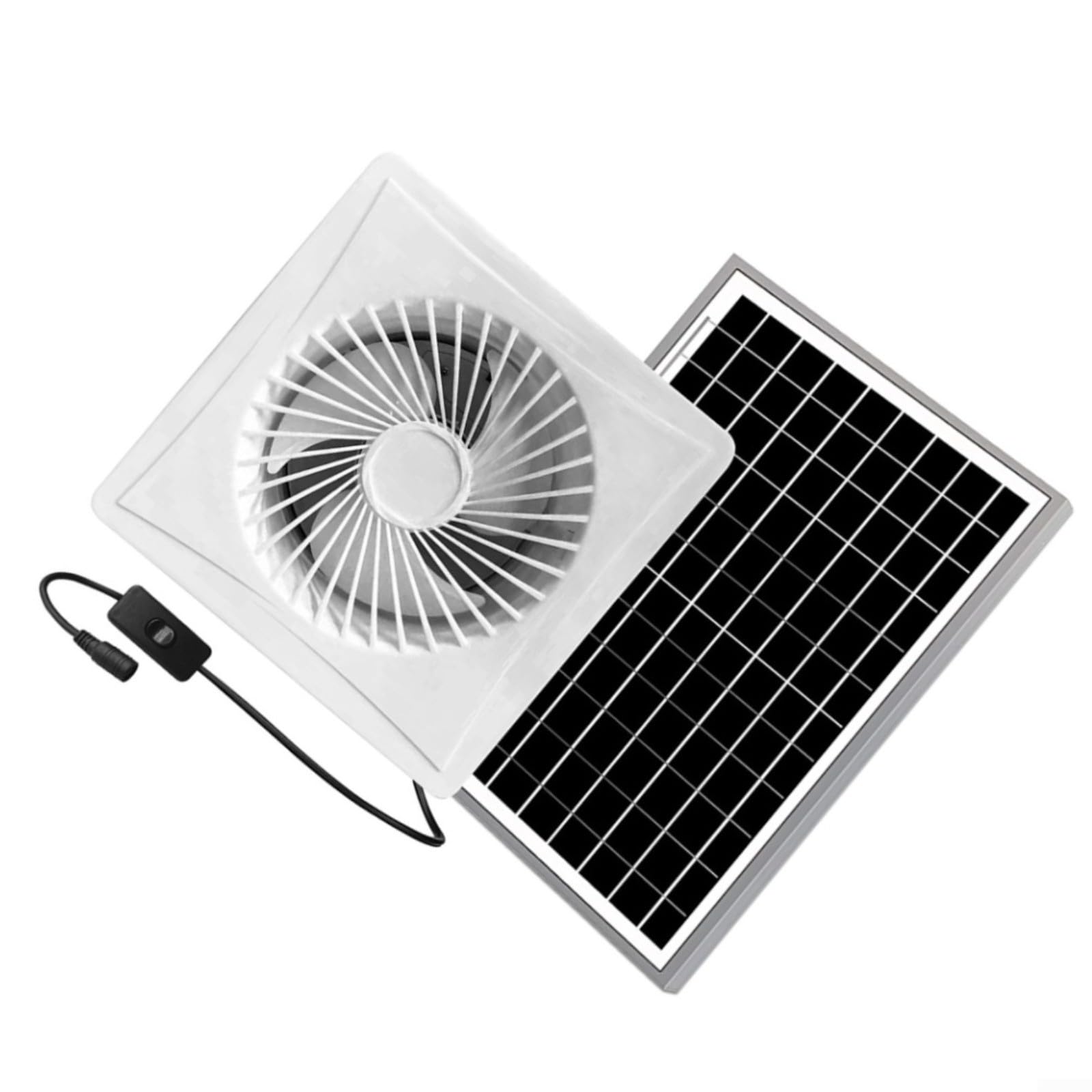 Ventilatore di scarico alimentato solare a 6 pollici con il pannello 8W per