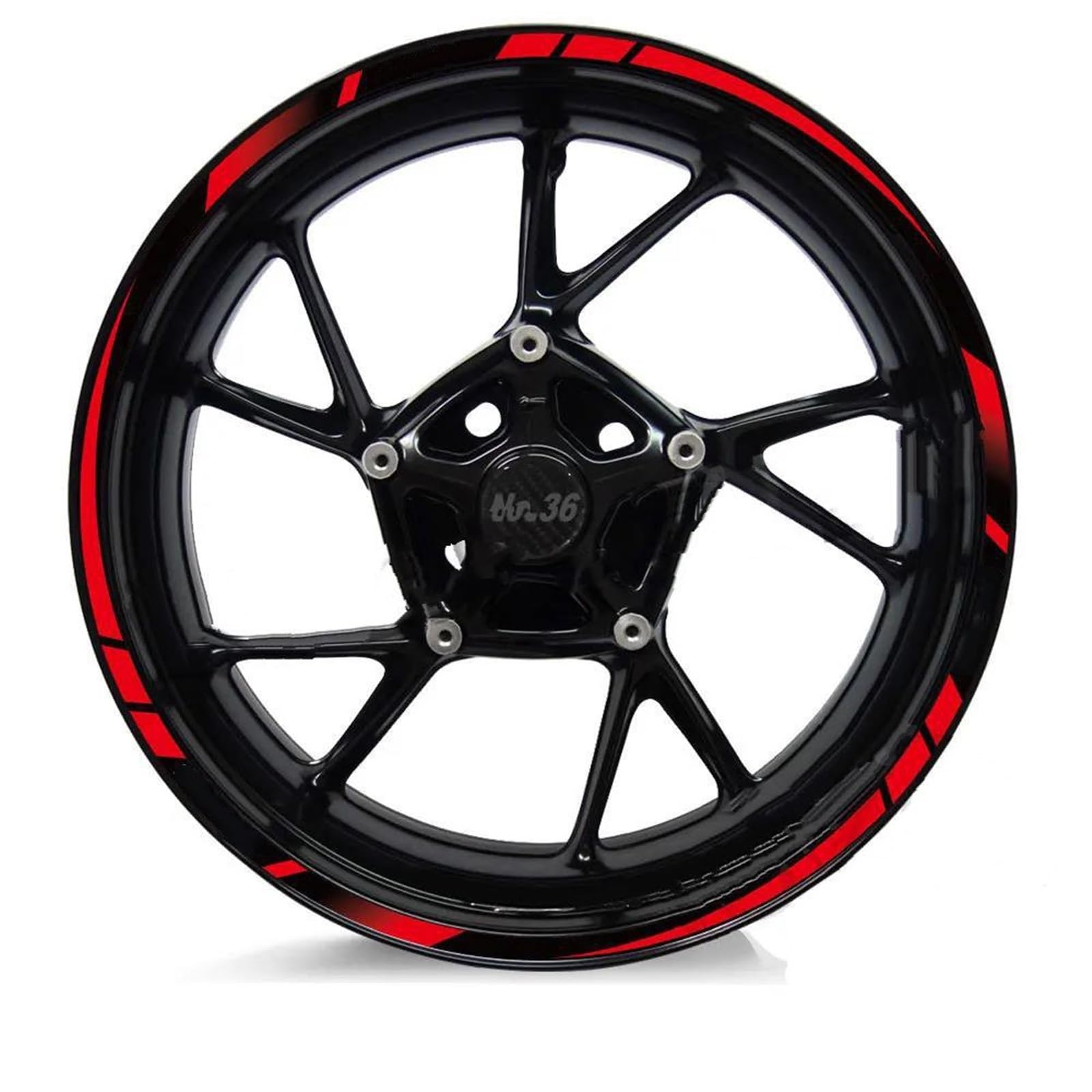 Motorcycle Wheel Stickers Night Reflective Decorative Rim for ZONTES 368K 368D 368E 368M 350T 350E 350D 350M