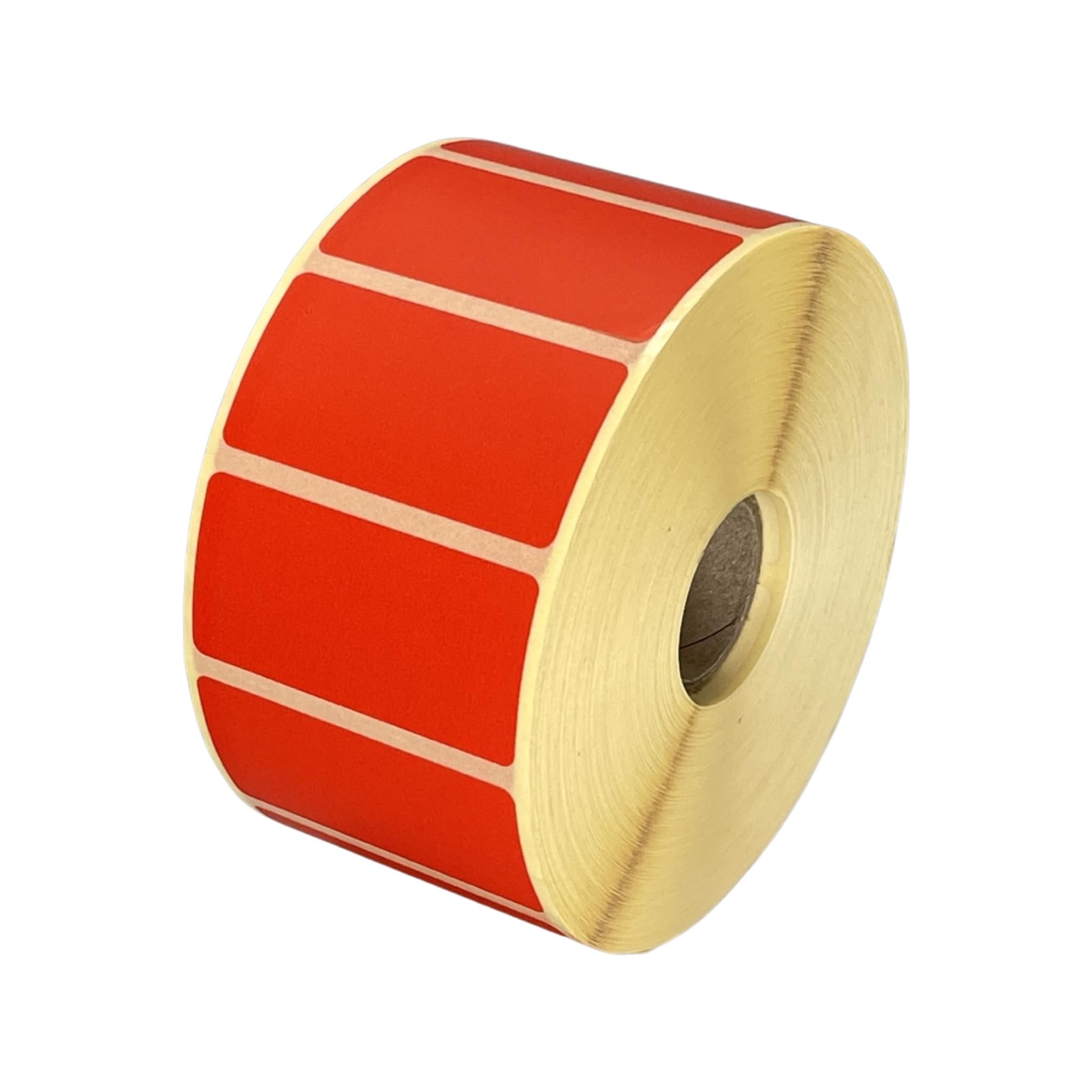 Red 50mm x 25mm Direct Thermal Labels, 2 Rolls / 2,000 per roll, 2" x 1" Labels, Permanent Adhesive, Compatible with Munbyn, Citizen, Zebra, Brother, Toshiba, etc Label Printers