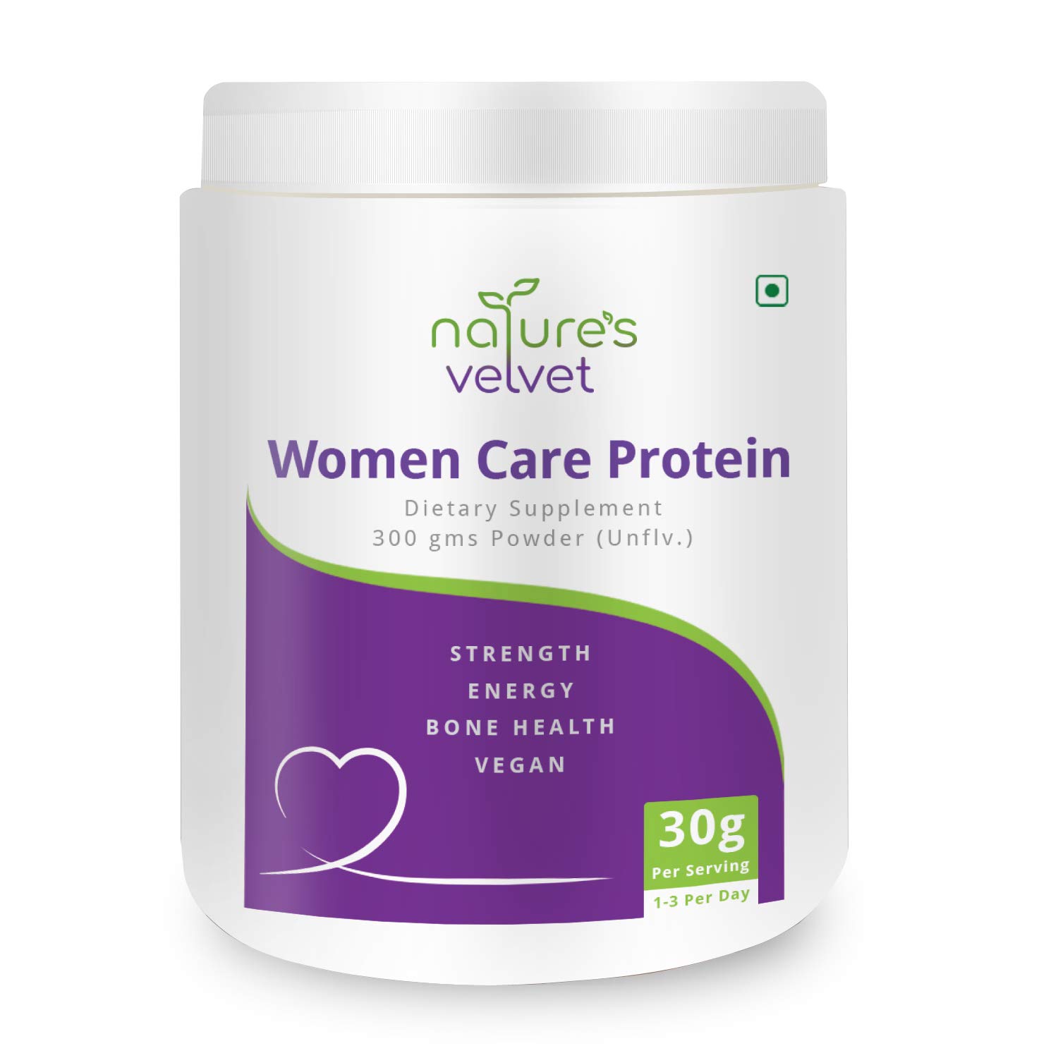 Natures Velvet Women care Protein, All Natural Protein For Women With Zero Artificial Flavors, Colors or Sweeteners – 300g-image-4