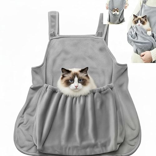 Cat Apron Carrier, Pet Sleeping Bag, Kitten Hands-Free Soft-Sided Carrier Pouch Sling for Small Sized Animals Cat Carrier Pouch Pet Sling Carrier for Small Sized Animals (B,1Pcs) - B,1Pcs