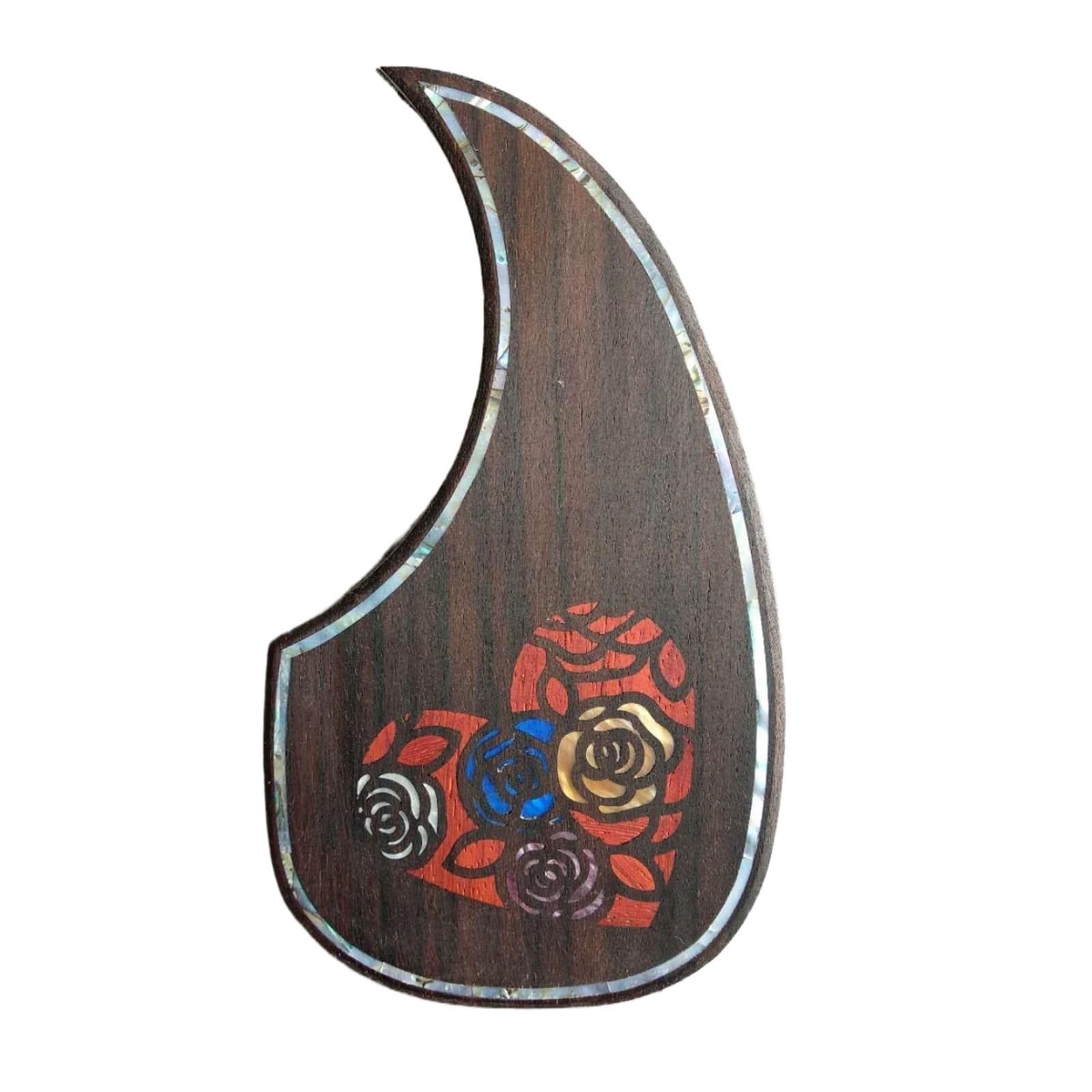 Mały Pickguard Do Gitary Akustycznej Obudowa Gitary Akustycznej Obudowa Gitary Z Intarsją Z Masy Perłowej Drewniana Obudowa Gitary Akcesoria(Style 5)