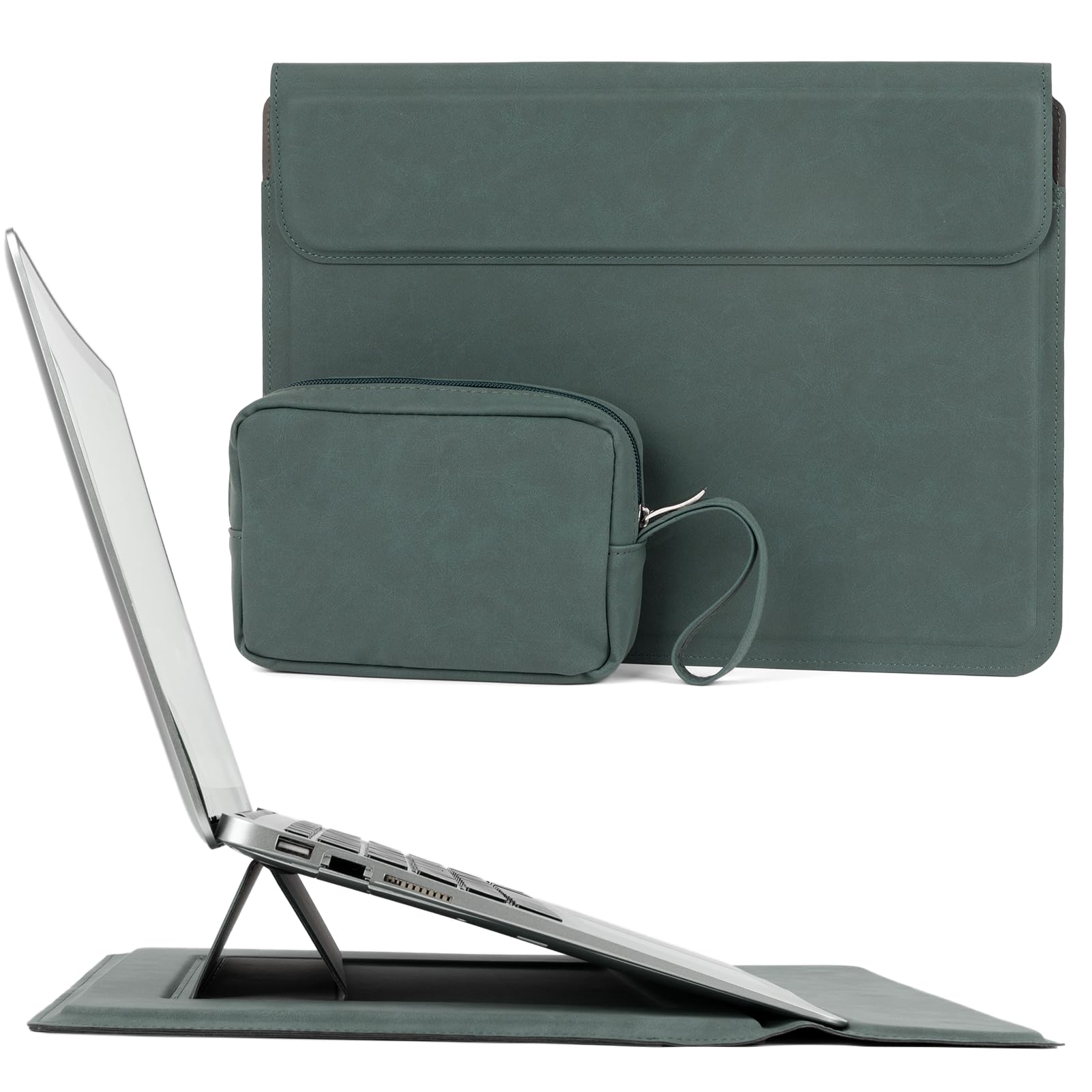 MacBook Pro 14インチケースMacBookケース通気口とスタンド付き SwitchEasy MacBook Pro 14インチ ケース レザー カバー