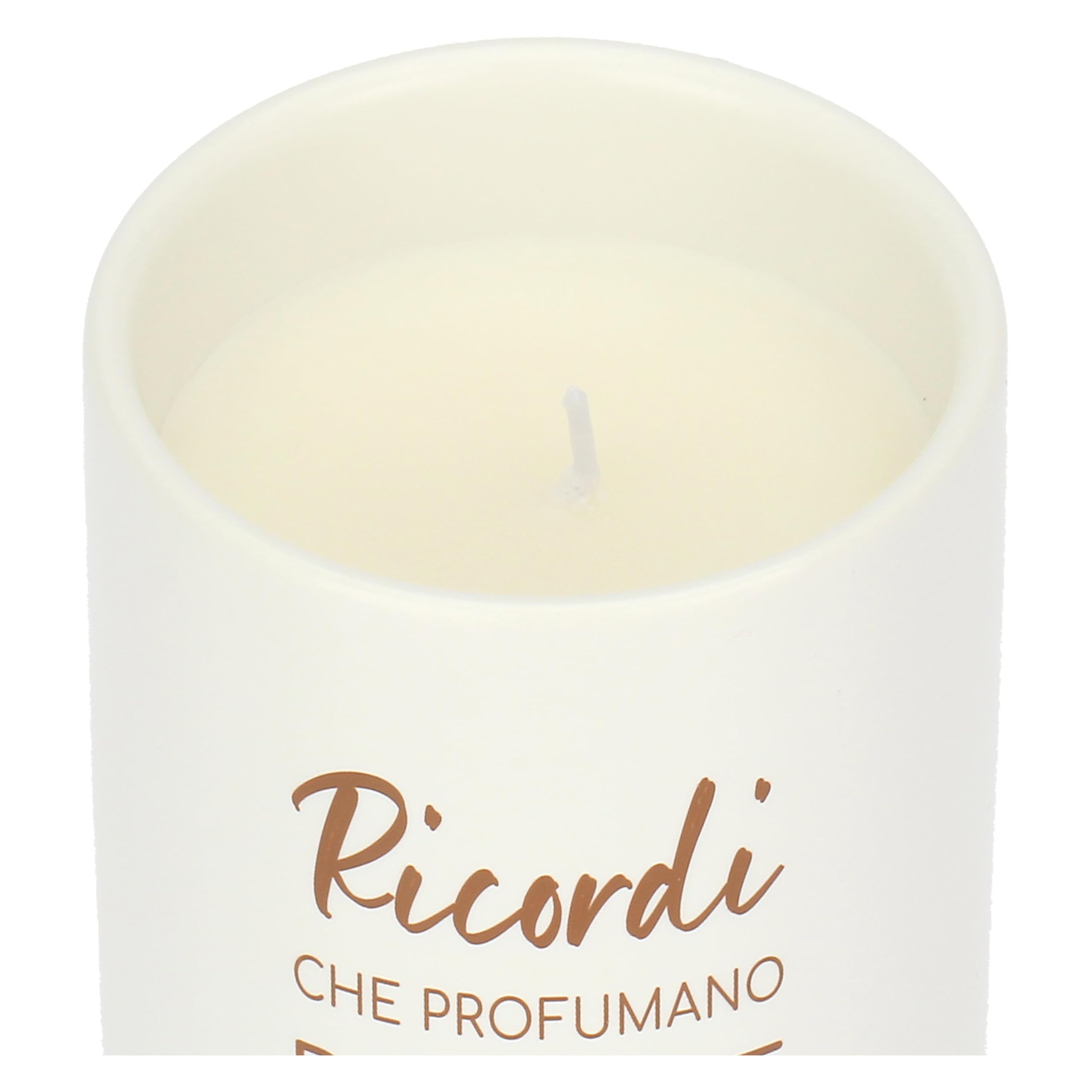 THUN - Vela "Recuerdos que huelen a luz" - Base: gres, tapón: madera - Colección Velas - 125 g - Ø 6.5 cm, 8 cm h