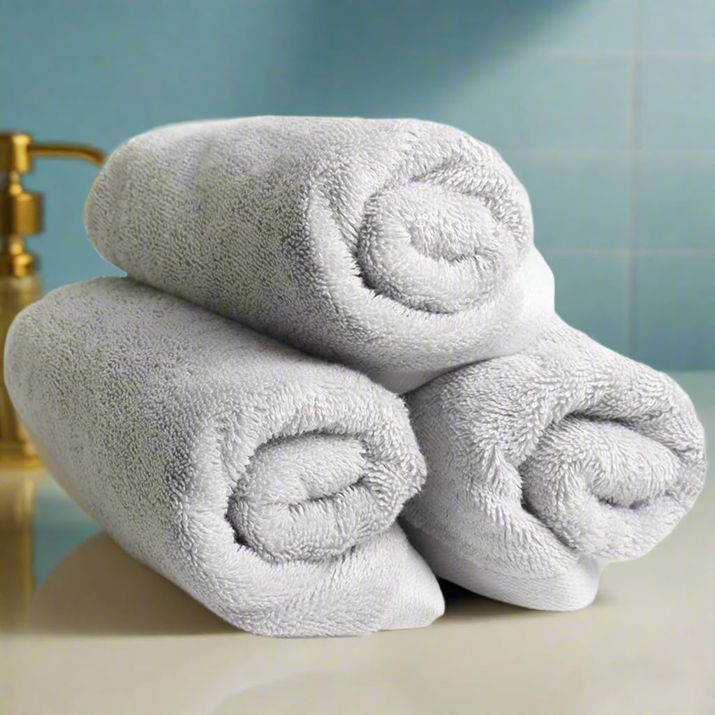 HEELIUM Bamboo Hand Towels - Ultra Soft & Absorbent -17 HEELIUM Bamboo Hand Towels - Ultra Soft & Absorbent -17