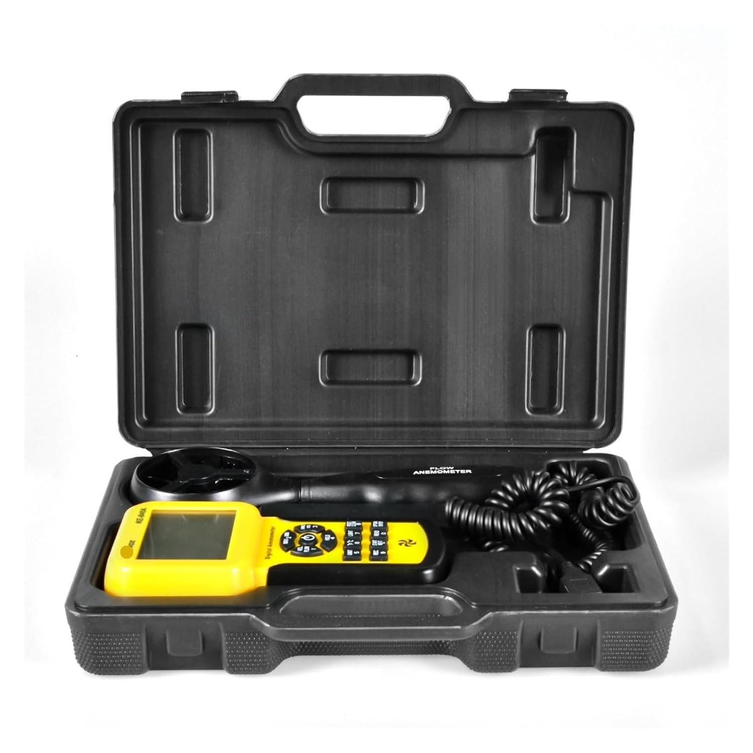 Wind Speed, with Backlight & Data Hold Anemometer HVAC Handheld Air Flow Meter(846A)