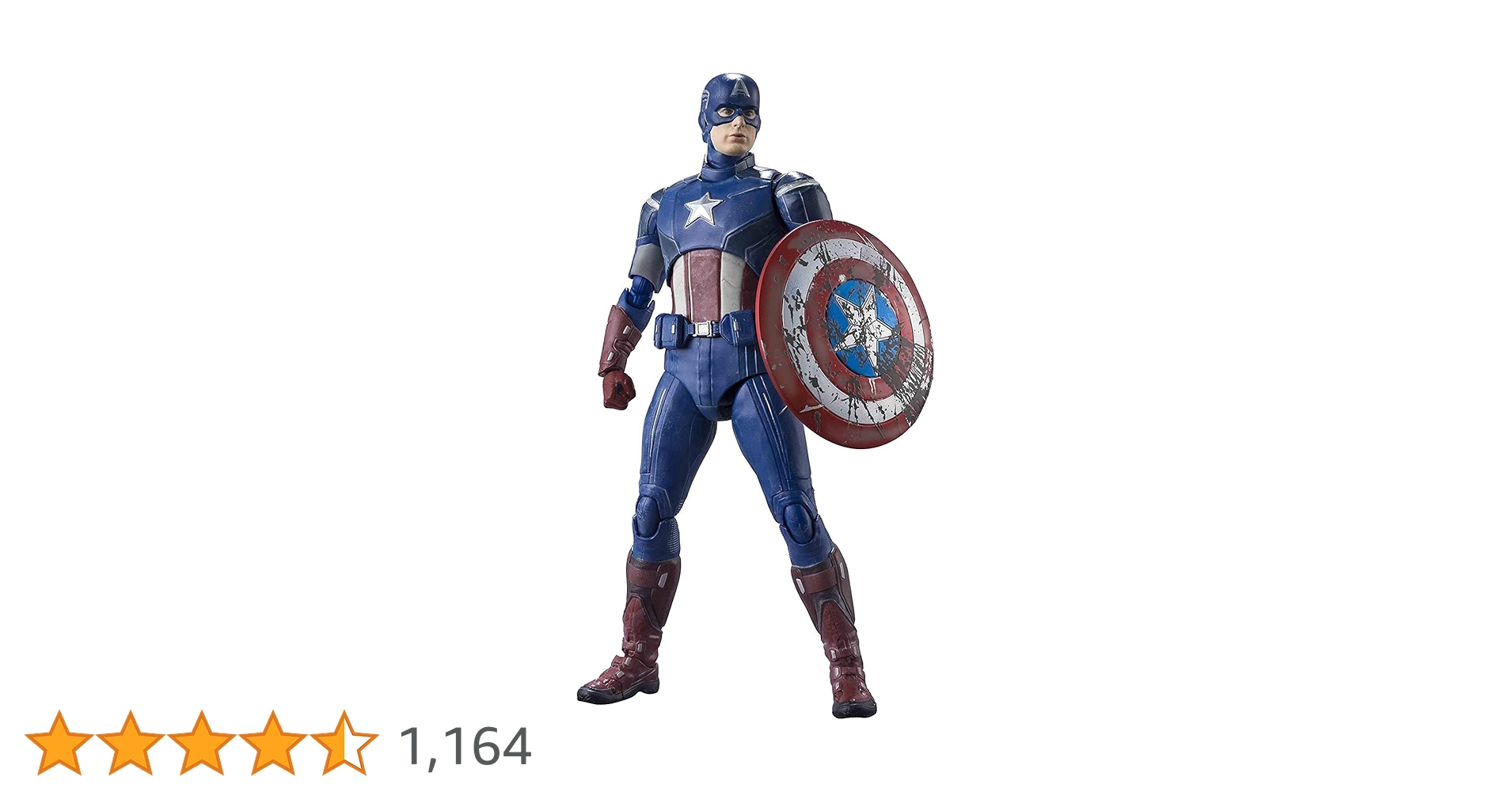 S.H.フィギュアーツ アベンジャーズ キャプテン・アメリカ-《AVENGERS ASSEMBLE》EDITION- 約150mm PVC&ABS製 塗装済み可動フィギュア Amazon.co.jp: TAMASHII NATIONS S.H.フィギュアーツ