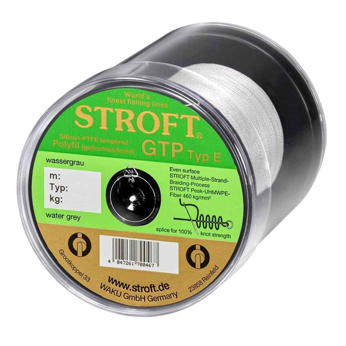 Lenza STROFT GTP tipo e intrecciato acqua grigio 150 m, Unisex