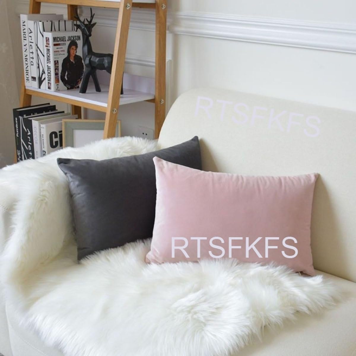 モダンスタイルグレー/ブラック/ネイビー枕カバー2個セットベージュ標準枕カバーファスナー付き枕カバー保護カバーベルベット抱き枕カバー