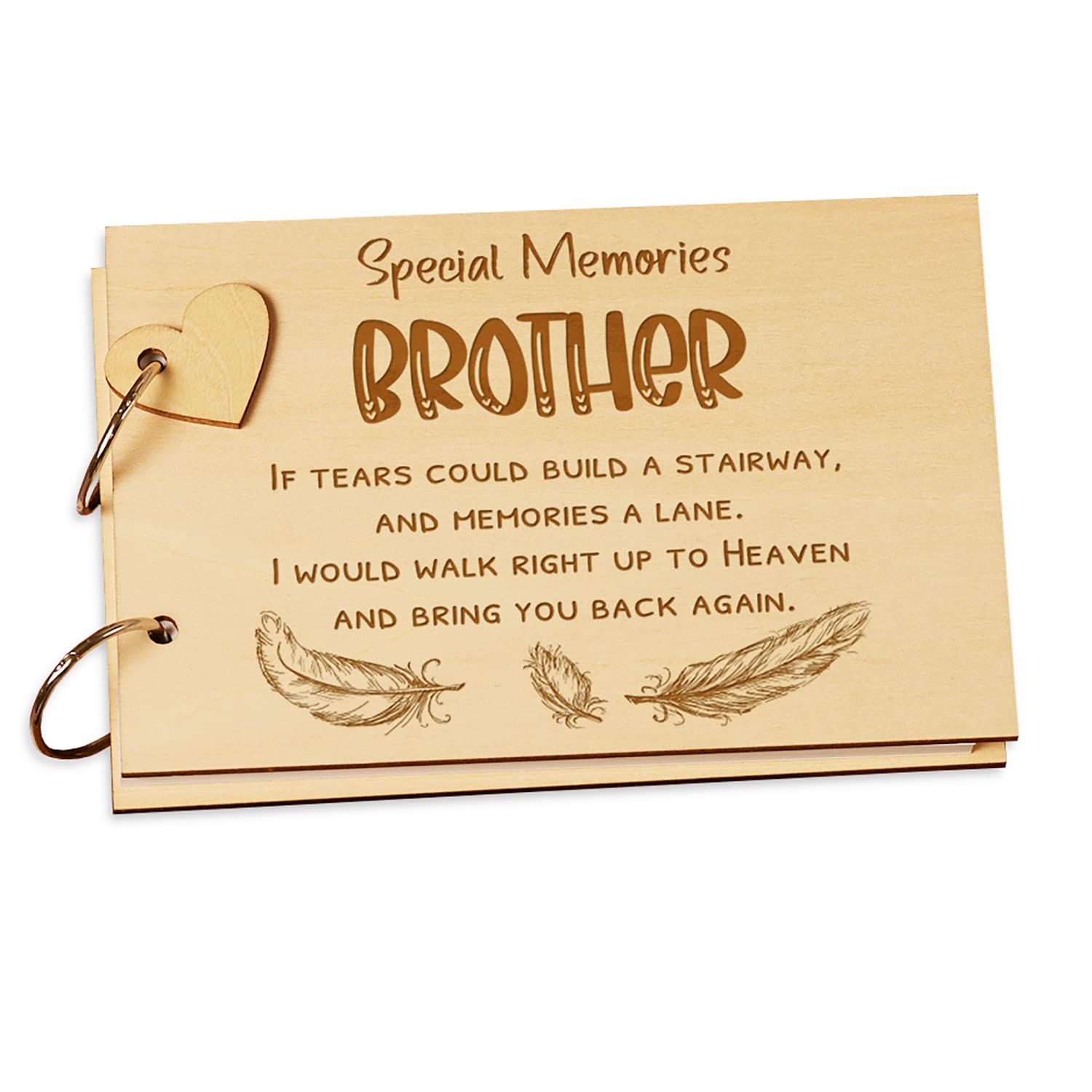 Brother In Loving Memory Scrap Book Photo Album Guest Book