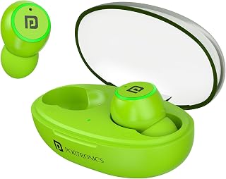 Portronics Harmonics Twins S13 in Ear True Wireless Earbuds with Mic, 24H Playtime, Game/Music Mode, Touch Control, 8mm Dr... Price In India