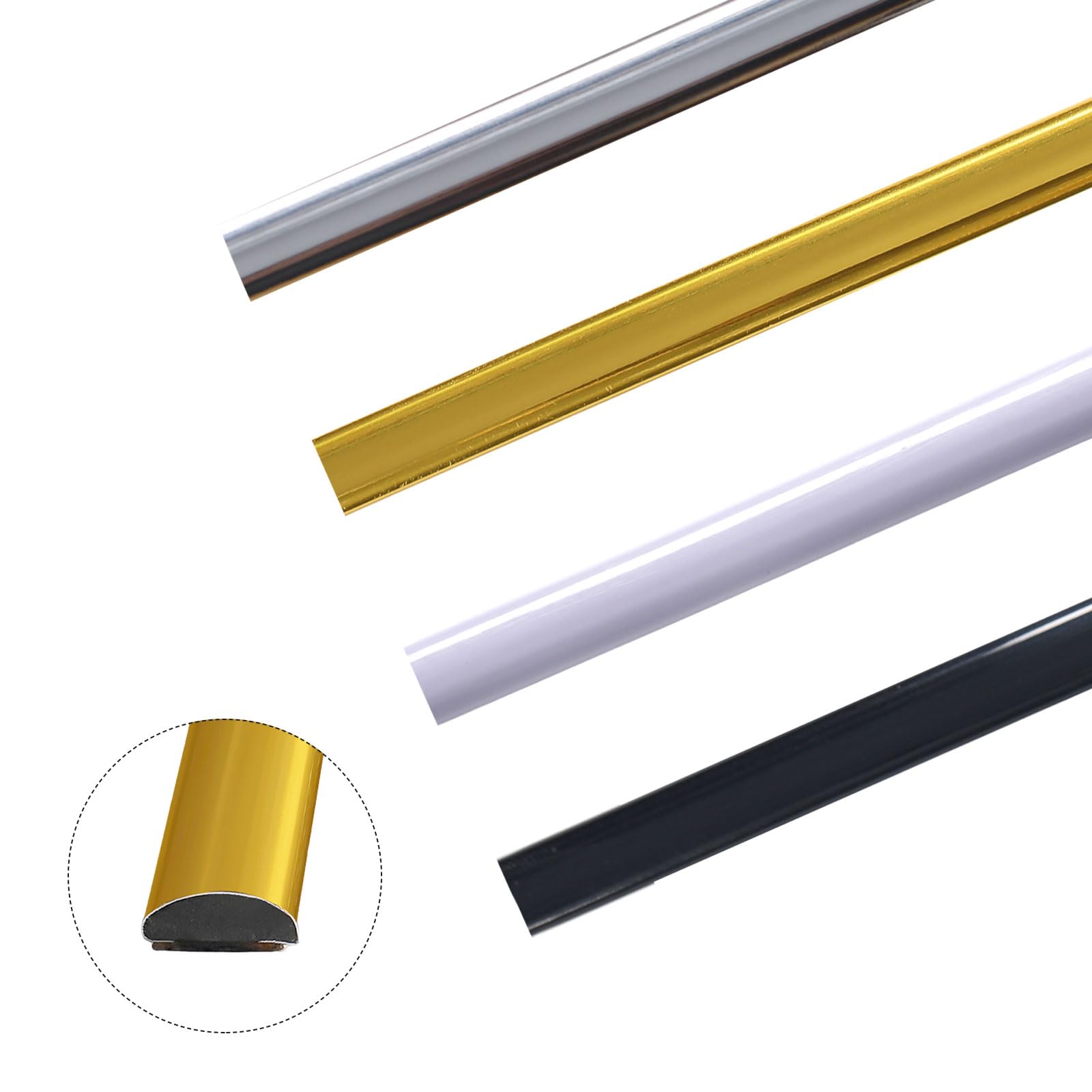 Selbstklebende Zierleisten 2m Flexibel - Kantenschutz Für Möbel & Tische