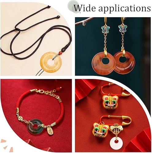 Miniatura 5 de NBEADS 10 dijes de piedras preciosas de dona de 10 estilos, 0.709 in, teñidos planos, redondos, mezclados, naturales y sintéticos, colgantes de