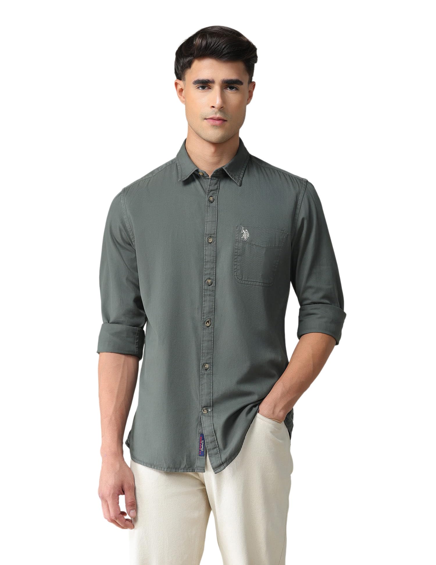 Men's Cotton Slim Fit Shirt-image-40